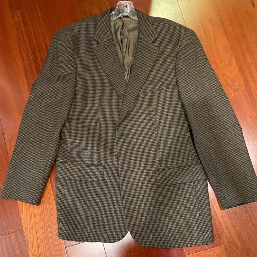 Men’s herringbone wool jacket
